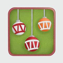 Christmas Decorated Cookies, Baubles