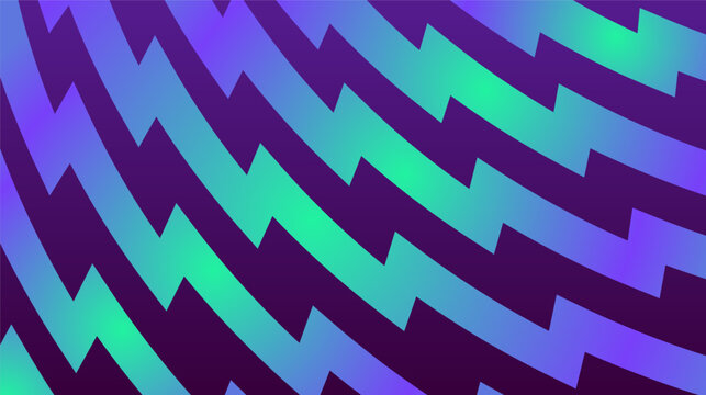 Zigzag Blue Purple Background. EPL Premier League thumbnail video print web background.