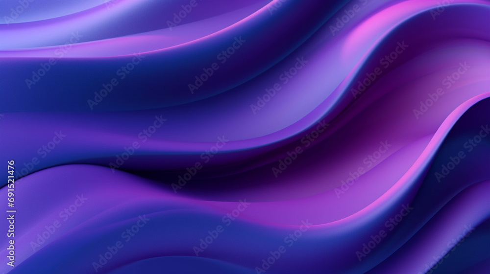 Canvas Prints purple and blue patterns with shiny curves mixed with black look gloomy and magical.