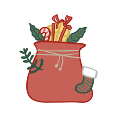 Christmas Santa gift bag 