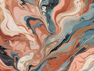 Red and blue mixed marble pattern