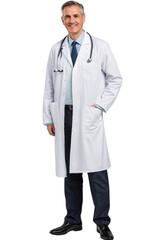 photo of smiling Doctors isolated on transparent background
