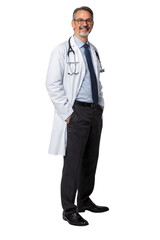 photo of smiling Doctors isolated on transparent background