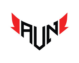 AVN letter logo design.