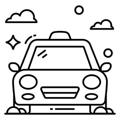 Premium download icon of car