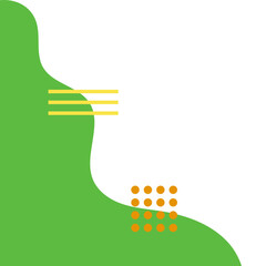 Abstract Wavy Corner