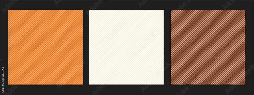 Aufkleber abstract seamless set of diagonal blend line pattern perfect for banner poster.