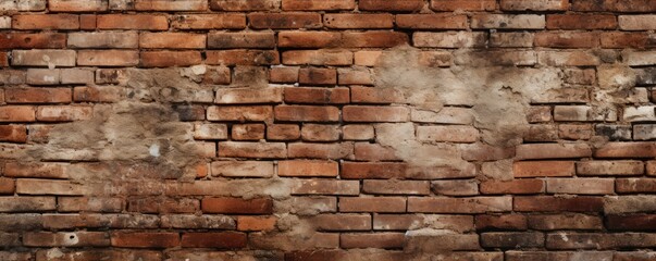 Vintage brick wall, textured background