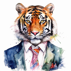 tiger in a suit