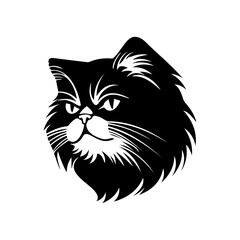 cute cat vector illustration, Generative AI.	