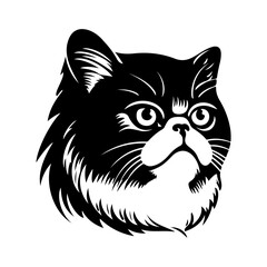 cute cat vector illustration, Generative AI.	