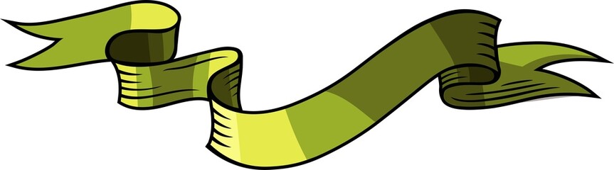 Cartoon funny ribbon