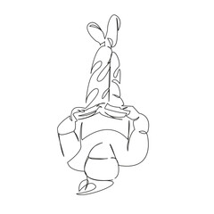 girl reading a book upside down