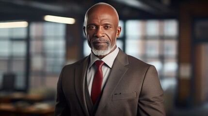 Fototapeta premium Portrait of a mature businessman
