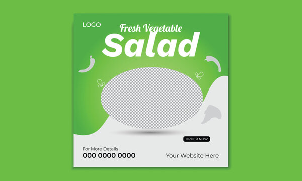 Special delicious food social media banner post template Vector design. Creative and modern food banner templates.