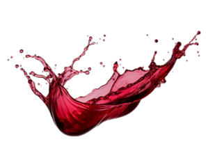 red wine splash