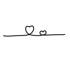 heart line drawing