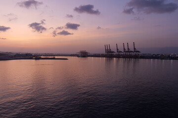 Fototapeta na wymiar Hafen von Salalah Oman
