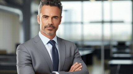 Fototapeta premium Portrait of a mature businessman
