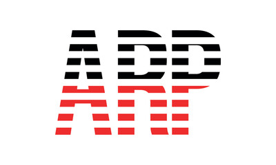 ARP three initial letter iconic line negative space minimal logo design vector template. monogram, abstract, wordmark, business, typography, minimalist, brand, company, flat, modern, unique, simple