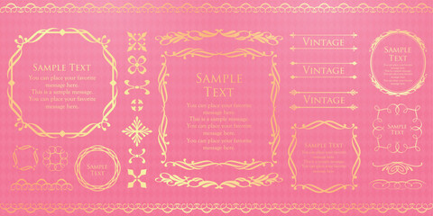 春をイメージしたふんわりアンティークフレーム