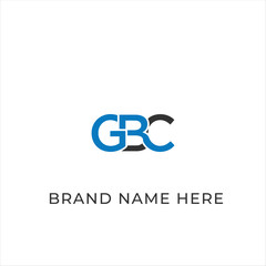 GBC logo. G B C design. White GBC letter. GBC, G B C letter logo design. Initial letter GBC linked circle uppercase monogram logo. G B C letter logo vector design. 