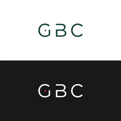 GBC logo. G B C design. White GBC letter. GBC, G B C letter logo design. Initial letter GBC linked circle uppercase monogram logo. G B C letter logo vector design. 