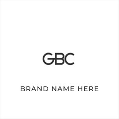 GBC logo. G B C design. White GBC letter. GBC, G B C letter logo design. Initial letter GBC linked circle uppercase monogram logo. G B C letter logo vector design. 