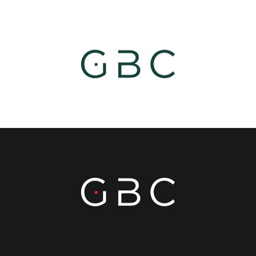 GBC logo. G B C design. White GBC letter. GBC, G B C letter logo design. Initial letter GBC linked circle uppercase monogram logo. G B C letter logo vector design. 