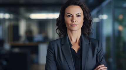 Fototapeta premium Portrait of a mature businesswoman