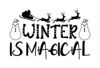 Winter Snowman Quote, Winter Saying, Tis The Season