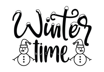 Winter Snowman Quote, Winter Saying, Tis The Season