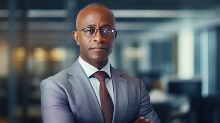 Fototapeta premium Portrait of a mature businessman