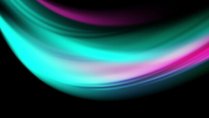 Vibrant blue purple blurred smooth waves abstract background