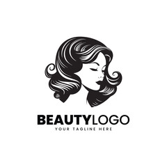 Vector Women beauty care salon logo design