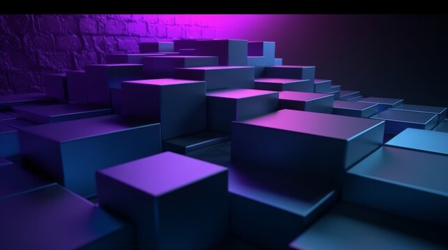 Purple Metamorphic trendy background with neon gradients