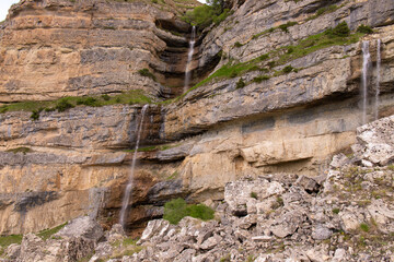 Waterfall near the village of Laza. Azerbaijan.