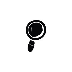 Search icon. Simple style search engine optimization company poster background symbol. Search engine optimization brand logo design element. Search t-shirt printing. Vector for sticker.