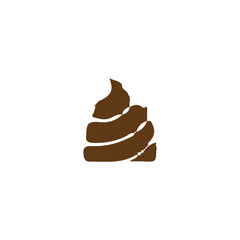 Shit icon. Simple style shit poster background symbol. Shit brand logo design element. Shit t-shirt printing. Vector for sticker.