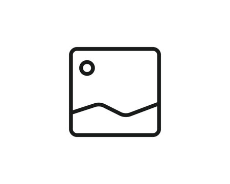 Gallery icon vector symbol design illustration