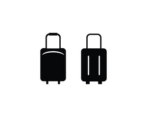 Journey bag icon vector symbol design illustration.