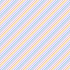 Rainbow diagonal stripes pattern. Seamless background