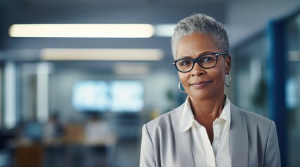 Fototapeta premium Portrait of a mature businesswoman