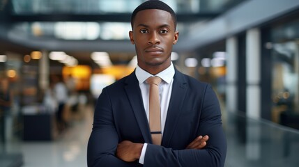 Fototapeta premium Portrait of a young businessman
