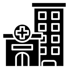 Fototapeta premium Hospital Icon