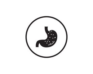 Endoscopy icon vector symbol design illustration 