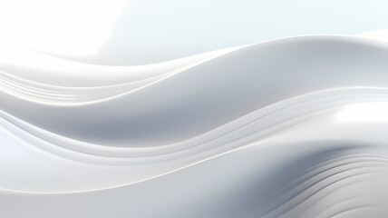 Obraz premium abstract art wave white background for business presentation materials, design resource materials, free copy space background