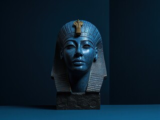 egyptian statue - obrazy, fototapety, plakaty