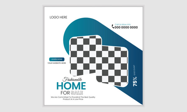 real estate social media post design