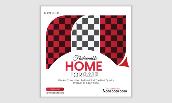 real estate social media post design